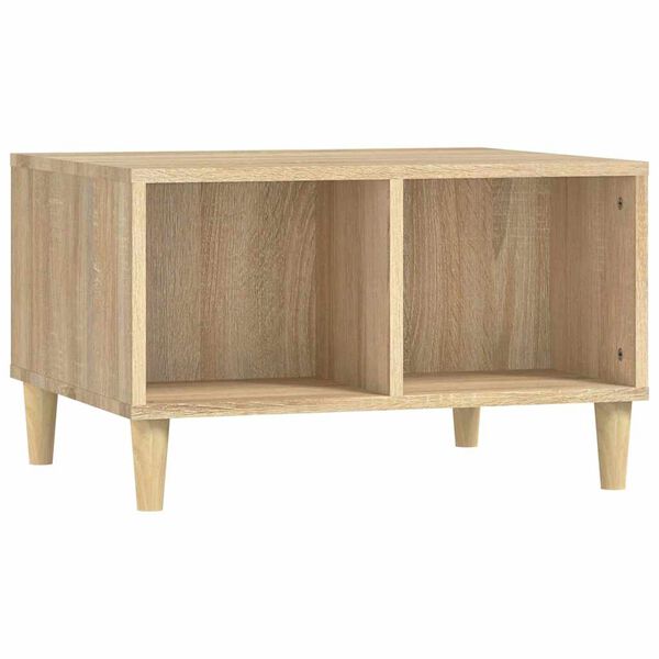 vidaXL Coffee Table Sonoma Oak 60x50x36.5 cm Engineered Wood