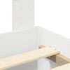 vidaXL Bed Frame with Drawer White 150 x 200 cm Engineered Wood
