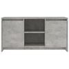 vidaXL TV Cabinet Concrete Grey 102x37.5x52.5 cm Engineered Wood
