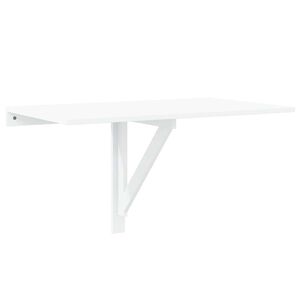 vidaXL Folding Table | White | Engineered wood | Compact | Foldable