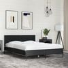 vidaXL Bed Frame without Mattress Black 135x190 cm Double