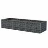 vidaXL Gabion Raised Bed Steel 270x90x50 cm
