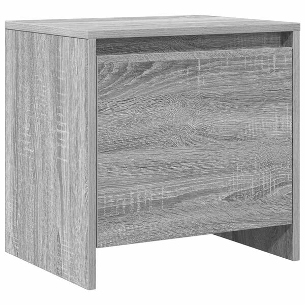 vidaXL Bedside Cabinet Grey Sonoma 45x34x44.5 cm Engineered Wood