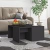 vidaXL Coffee Tables 4 pcs Grey 33x33x33 cm Engineered Wood
