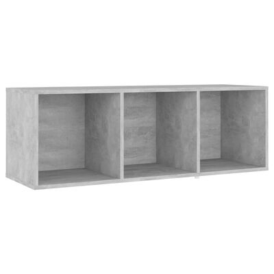 vidaXL TV Cabinet Concrete Grey 107x35x37 cm Chipboard