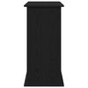 vidaXL Aquarium Stand Black Oak 81x36x73 cm Engineered Wood
