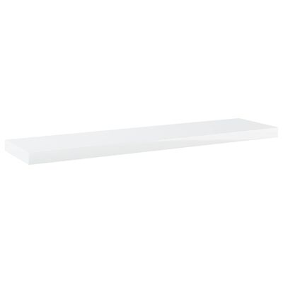 vidaXL Bookshelf Boards 4 pcs High Gloss White 40x10x1.5 cm Engineered Wood
