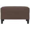 vidaXL Footstool Brown 70x55x41 cm Faux Leather