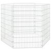 vidaXL Free Range Animal Enclosure 6-Panel 54x80 cm Galvanised Iron
