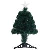 vidaXL Artificial Christmas Tree | Green | Fibre optic | 64 cm