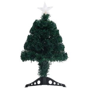 vidaXL Artificial Christmas Tree | Green | Fibre optic | 64 cm