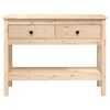 vidaXL Console Table 100x35x75 cm Solid Wood Pine