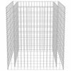 vidaXL Gabion Raised Bed Galvanised Steel 90x90x100 cm