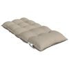 vidaXL Lowback Chair Cushions 6 pcs Taupe Oxford Fabric