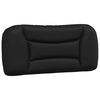 vidaXL Headboard Cushion "Hvar" Black 90 cm Faux Leather