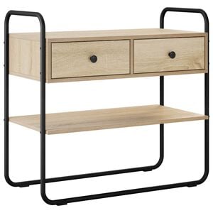 vidaXL Console Table Sonoma Oak 80 x 40 x 75 cm Engineered Wood