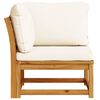 vidaXL Garden Sofa Corner with Cushions 73x73x65 cm Solid Wood Acacia