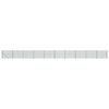 vidaXL Chain Link Fence with Flange Green 1.8x25 m