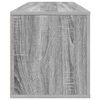 vidaXL Wall Shoe Cabinet Grey Sonoma 100x35x38 cm Engineered Wood