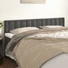 vidaXL Headboards 2 pcs Dark Grey 100 cm Velvet