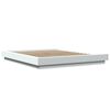 vidaXL Bed Frame with LED Lights without Mattress White 150x200cm