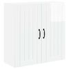 vidaXL Wall Cabinet LUCCA High Gloss White 80 x 31 x 80 cm