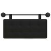 vidaXL Hanging Headboard Black 100 x 55 x 5 cm Faux Leather