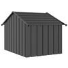 vidaXL Dog House with Roof 83x130x85 cm Galvanised Steel