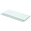 vidaXL Shelves 2 pcs Panel Glass Clear 50x15 cm