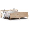 vidaXL Bed Frame without Mattress 180x200 cm Super King Solid Wood Pine