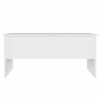 vidaXL Coffee Table White 102x50.5x46.5 cm Engineered Wood