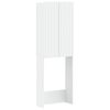 vidaXL Toilet Cabinet ZWOLLE White 66 x 25.5 x 190 cm Engineered Wood