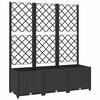 vidaXL Garden Black 120 x 40 x 136 cm