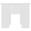 vidaXL Coffee Table White 79x49x41 cm Engineered Wood