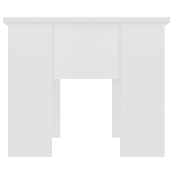 vidaXL Coffee Table White 79x49x41 cm Engineered Wood