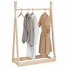 vidaXL Clothes Rack 100x45x150 cm Solid Wood Pine