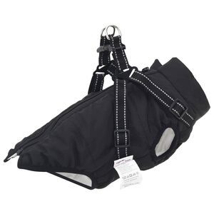 vidaXL Dog Coat Black L32