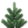 vidaXL Nordmann Fir Artificial Christmas Tree LED&Ball Set Green 210cm