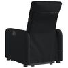 vidaXL Stand up Massage Recliner Chair Black Faux Leather