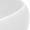 vidaXL Luxury Wash Basin Round Matt White 40x15 cm Ceramic