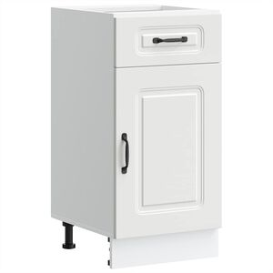 vidaXL Kitchen Base Cabinet "Kalmar" White Engineered Wood