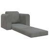 vidaXL Sofa Bed Dark Grey 98 x 71 x 83 cm Velvet