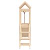 vidaXL Playhouse with Climbing Wall Solid Wood Pine
