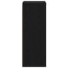 vidaXL Hanging Cabinet Black Oak 30 x 29.5 x 80 cm Engineered Wood