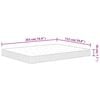 vidaXL Bonnell Spring Mattress Medium 152x203 cm Queen Size