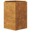 vidaXL Garden Planters 2 pcs Hexagon 46x40x45 cm Weathering Steel