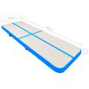 vidaXL Inflatable Gymnastics Mat with Pump 300x100x15 cm PVC Blue