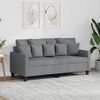 vidaXL 2-Seater Sofa Light Grey 140 cm Fabric