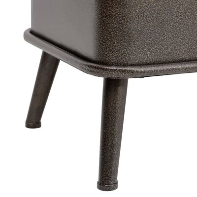 vidaXL Storage Bench with Backrest Artificial Leather 120x52x75 cm