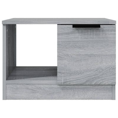 vidaXL Coffee Table Grey Sonoma 50x50x36 cm Engineered Wood